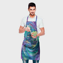 Фартук кулинарный Плазма фон, цвет: 3D-принт — фото 2