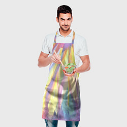 Фартук кулинарный Лучистая абстракция акварель, цвет: 3D-принт — фото 2