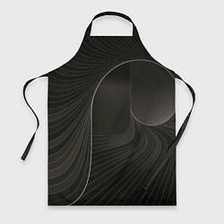 Фартук кулинарный Чёрная спираль, цвет: 3D-принт