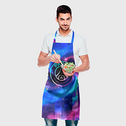 Фартук кулинарный PSG неоновый космос, цвет: 3D-принт — фото 2