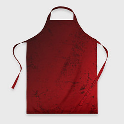 Фартук кулинарный Темно - красный гранж, цвет: 3D-принт