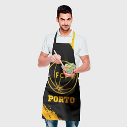 Фартук кулинарный Porto - gold gradient, цвет: 3D-принт — фото 2