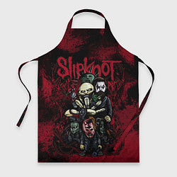 Фартук кулинарный Slipknot art, цвет: 3D-принт