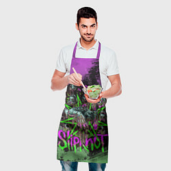 Фартук кулинарный Slipknot satan, цвет: 3D-принт — фото 2