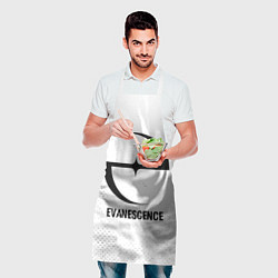 Фартук кулинарный Evanescence glitch на светлом фоне, цвет: 3D-принт — фото 2