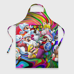 Фартук кулинарный Super Mario - Gaming aesthetics - Collage, цвет: 3D-принт