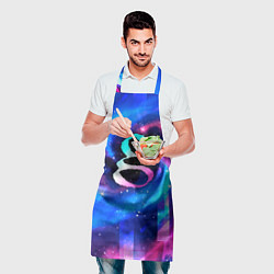 Фартук кулинарный Garbage неоновый космос, цвет: 3D-принт — фото 2