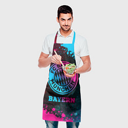 Фартук кулинарный Bayern - neon gradient, цвет: 3D-принт — фото 2