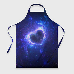 Фартук кулинарный Галактика любви - neon heart, цвет: 3D-принт