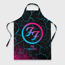 Фартук кулинарный Foo Fighters - neon gradient, цвет: 3D-принт
