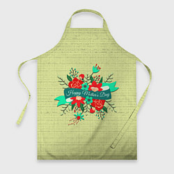 Фартук Happy Mothers Day - букет