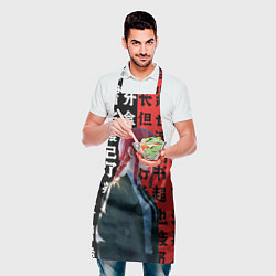 Фартук кулинарный Макима в костюме, цвет: 3D-принт — фото 2