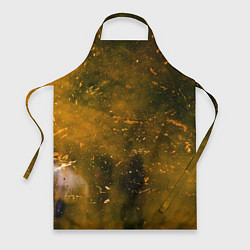 Фартук кулинарный Чёрный туман и золотые краски, цвет: 3D-принт