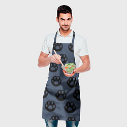 Фартук кулинарный Кошачьи лапки, цвет: 3D-принт — фото 2