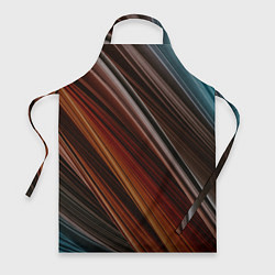 Фартук кулинарный Разноцветные геометрические линии, цвет: 3D-принт