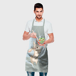 Фартук кулинарный Нежный зайка, цвет: 3D-принт — фото 2
