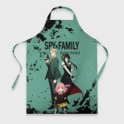 Фартук кулинарный Spy family characters, цвет: 3D-принт
