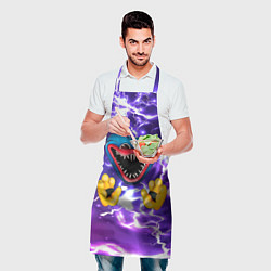 Фартук кулинарный Хагги Вагги и молнии, цвет: 3D-принт — фото 2