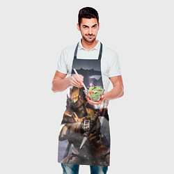 Фартук кулинарный Destiny воин, цвет: 3D-принт — фото 2