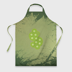 Фартук кулинарный Поп ит доллар хаки, цвет: 3D-принт