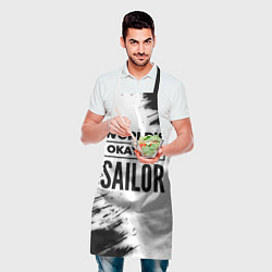 Фартук кулинарный Worlds okayest sailor - white, цвет: 3D-принт — фото 2