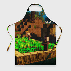 Фартук кулинарный Minecraft ферма, цвет: 3D-принт