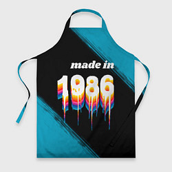 Фартук кулинарный Made in 1986: liquid art, цвет: 3D-принт