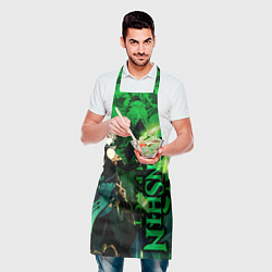Фартук кулинарный Аль-Хайтам - genshin impact, цвет: 3D-принт — фото 2