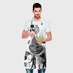 Фартук кулинарный Египетские знаки, цвет: 3D-принт — фото 2