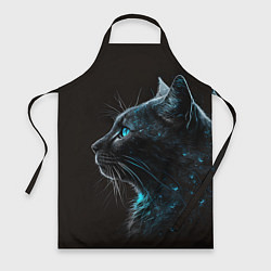 Фартук кулинарный Кошечка с голубыми глазами, цвет: 3D-принт