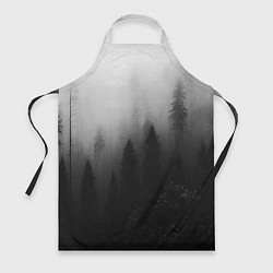 Фартук кулинарный Красивый туманный лес, цвет: 3D-принт