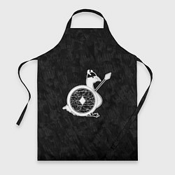 Фартук кулинарный Вооруженный гусь воин викинг, цвет: 3D-принт
