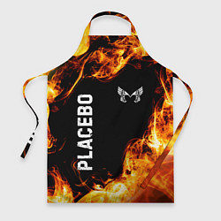 Фартук кулинарный Placebo и пылающий огонь, цвет: 3D-принт