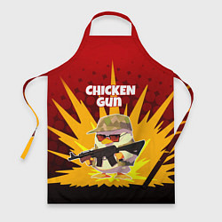 Фартук кулинарный Chicken Gun - спецназ, цвет: 3D-принт