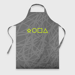 Фартук кулинарный Ребус - жопа, цвет: 3D-принт