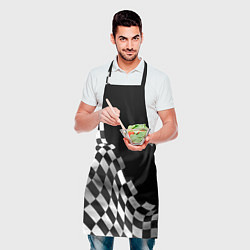 Фартук кулинарный Citroen racing flag, цвет: 3D-принт — фото 2