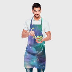 Фартук кулинарный Космическое сияние волшебное, цвет: 3D-принт — фото 2