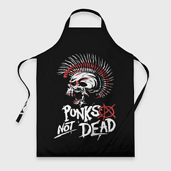 Фартук кулинарный Punks not dead - анархия, цвет: 3D-принт