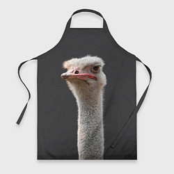 Фартук кулинарный Голова страуса, цвет: 3D-принт