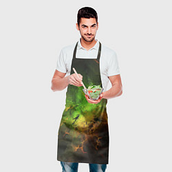 Фартук кулинарный Зеленый туман, цвет: 3D-принт — фото 2