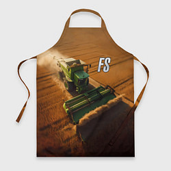 Фартук кулинарный Farming Simulator - Зеленый трактор, цвет: 3D-принт