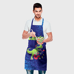 Фартук кулинарный Санёк рокозавр, цвет: 3D-принт — фото 2