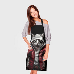 Фартук кулинарный Cool fighting cat, цвет: 3D-принт — фото 2