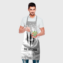 Фартук кулинарный The Witcher glitch на светлом фоне, цвет: 3D-принт — фото 2