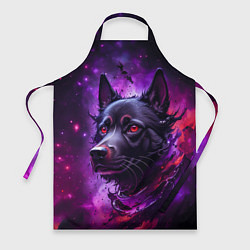 Фартук кулинарный Собака космос, цвет: 3D-принт