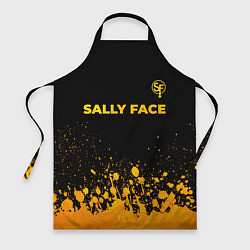 Фартук кулинарный Sally Face - gold gradient: символ сверху, цвет: 3D-принт
