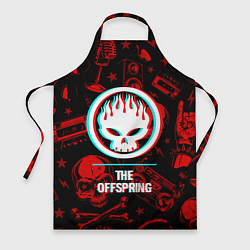 Фартук кулинарный The Offspring rock glitch, цвет: 3D-принт
