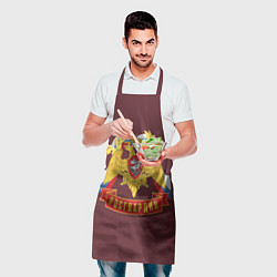 Фартук кулинарный Росгвардия России, цвет: 3D-принт — фото 2