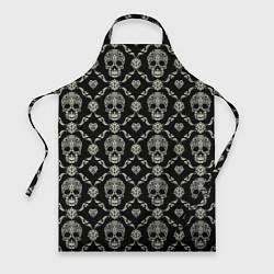 Фартук Узор с черепами Pattern with skulls