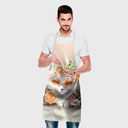Фартук кулинарный Двухвостый лисёнок, цвет: 3D-принт — фото 2